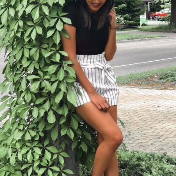 Zara Striped Shorts - Picture 2 of 2